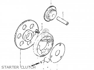 STARTER CLUTCH - GS450L 1980 (T) USA (E03)