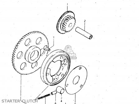 STARTER CLUTCH - GS450L 1981 (X) (E02 E15 E21 E22 E24 E25 E39)