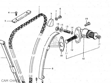 CAM CHAIN - GS450L 1981 (X) (E02 E15 E21 E22 E24 E25 E39)