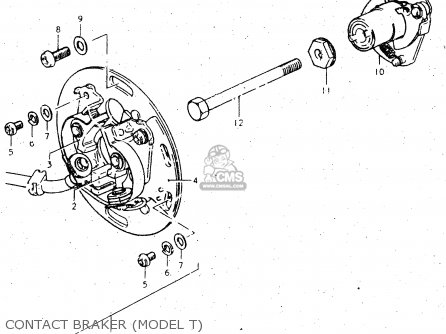 CONTACT BRAKER (MODEL T) - GS450L 1981 (X) (E02 E15 E21 E22 E24 E25 E39)