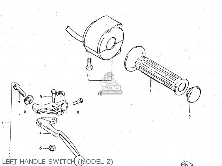 LEFT HANDLE SWITCH (MODEL Z) - GS450L 1981 (X) (E02 E15 E21 E22 E24 E25 E39)