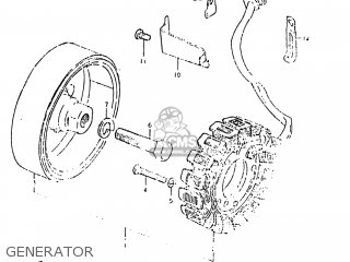 GENERATOR - GS450L 1981 (X) USA (E03)