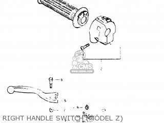 RIGHT HANDLE SWITCH (MODEL Z) - GS450L 1981 (X) USA (E03)