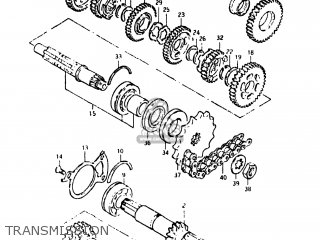 TRANSMISSION - GS450L 1981 (X) USA (E03)