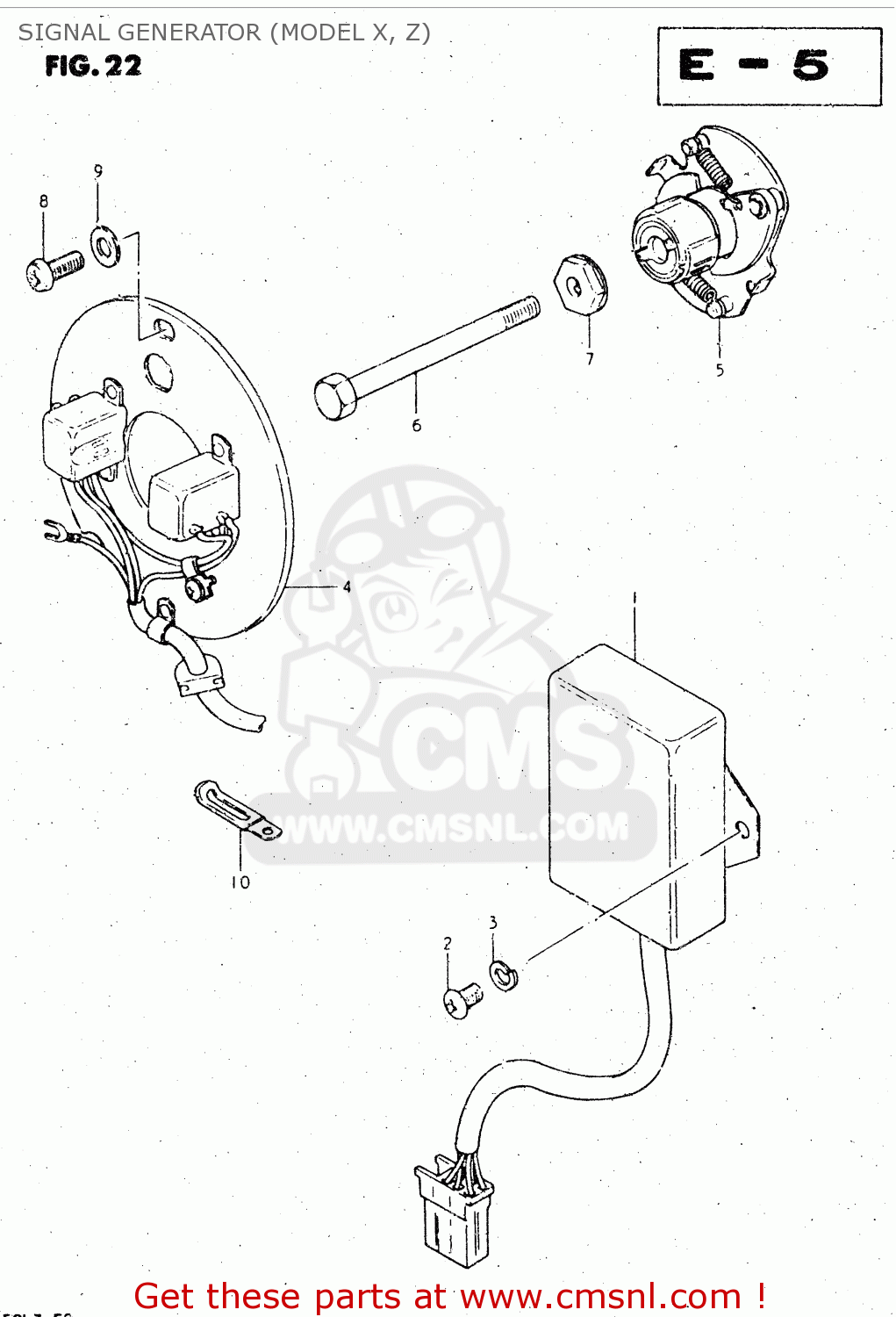 SIGNAL GENERATOR (MODEL X, Z) GS450L 1982 (Z) (E02 E21 E24 E25 E34 E39)
