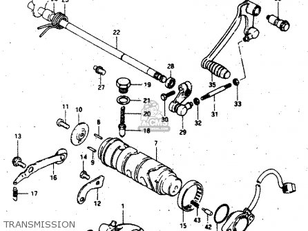 TRANSMISSION - GS450L 1982 (Z) (E02 E21 E24 E25 E34 E39)