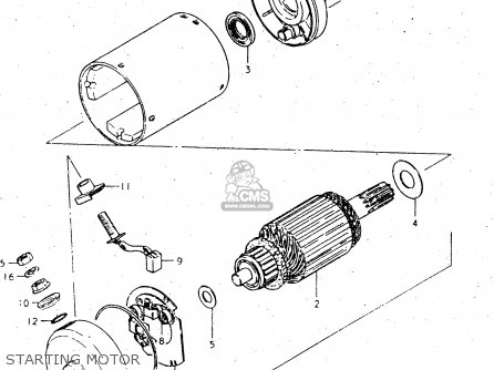 STARTING MOTOR - GS450L 1982 (Z) (E02 E21 E24 E25 E34 E39)