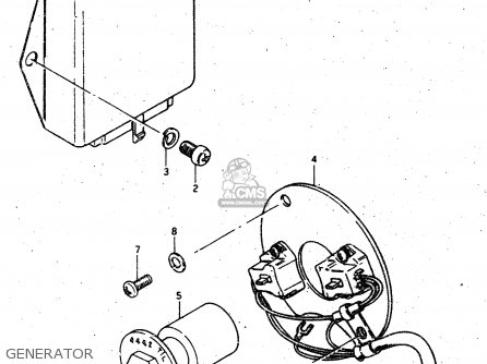 GENERATOR - GS450L 1982 (Z) (E02 E21 E24 E25 E34 E39)