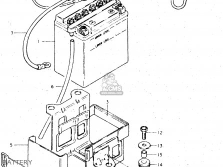 BATTERY - GS450L 1982 (Z) (E02 E21 E24 E25 E34 E39)