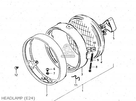HEADLAMP (E24) - GS450L 1982 (Z) (E02 E21 E24 E25 E34 E39)