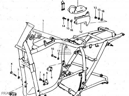 FRAME - GS450L 1982 (Z) (E02 E21 E24 E25 E34 E39)
