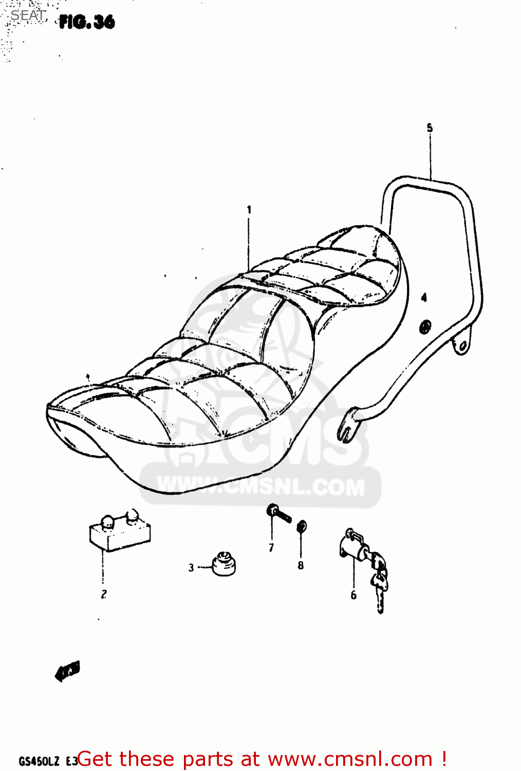 SEAT GS450L 1982 (Z) USA (E03)