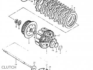 CLUTCH - GS450L 1982 (Z) USA (E03)