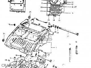 CRANKCASE - GS450L 1982 (Z) USA (E03)