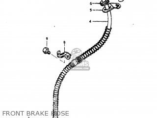 FRONT BRAKE HOSE - GS450L 1982 (Z) USA (E03)