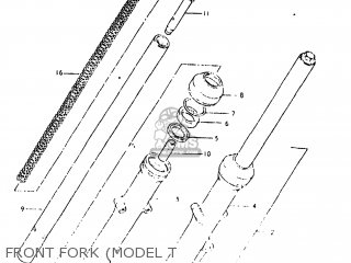 FRONT FORK (MODEL T - GS450L 1982 (Z) USA (E03)