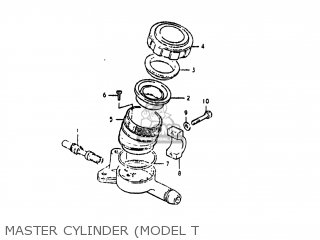MASTER CYLINDER (MODEL T - GS450L 1982 (Z) USA (E03)