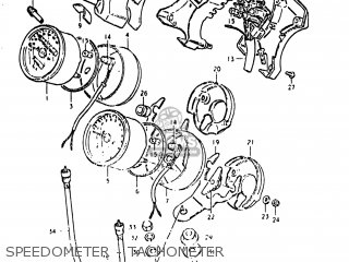 SPEEDOMETER - TACHOMETER - GS450L 1982 (Z) USA (E03)