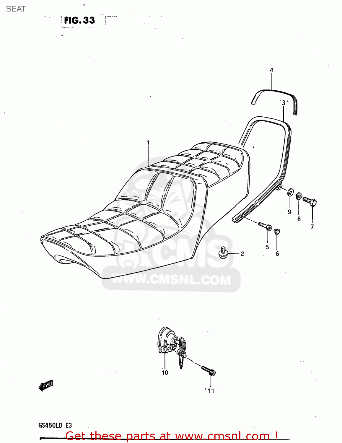 SEAT GS450L 1983 (D) USA (E03)