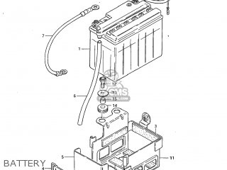 BATTERY - GS450L 1983 (D) USA (E03)