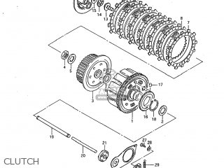 CLUTCH - GS450L 1983 (D) USA (E03)
