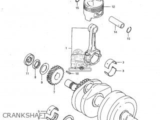 CRANKSHAFT - GS450L 1983 (D) USA (E03)