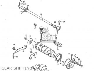 GEAR SHIFTING - GS450L 1983 (D) USA (E03)