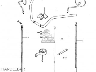 HANDLEBAR - GS450L 1983 (D) USA (E03)