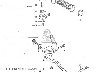 LEFT HANDLE SWITCH - GS450L 1983 (D) USA (E03)