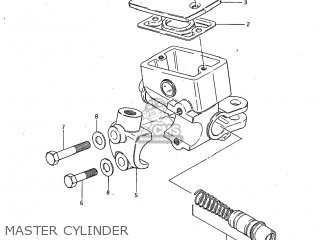 MASTER CYLINDER - GS450L 1983 (D) USA (E03)