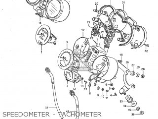 SPEEDOMETER - TACHOMETER - GS450L 1983 (D) USA (E03)