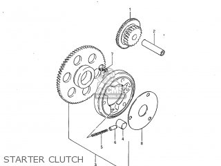 STARTER CLUTCH - GS450L 1983 (D) USA (E03)