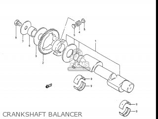 CRANKSHAFT BALANCER - GS450L 1985 (F) USA (E03)