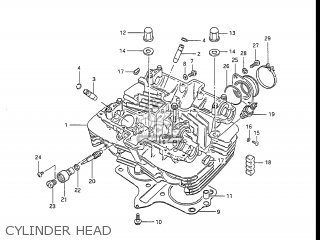 CYLINDER HEAD - GS450L 1985 (F) USA (E03)