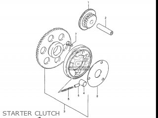 STARTER CLUTCH - GS450L 1985 (F) USA (E03)