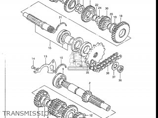 TRANSMISSION - GS450L 1985 (F) USA (E03)