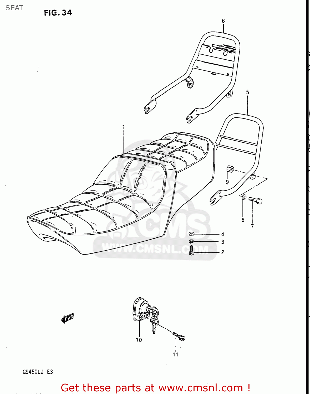 SEAT GS450L 1986 (G) USA (E03)