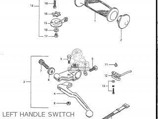 LEFT HANDLE SWITCH - GS450L 1986 (G) USA (E03)