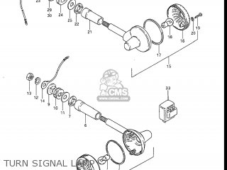 TURN SIGNAL LAMP - GS450L 1986 (G) USA (E03)