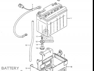 BATTERY - GS450L 1987 (H) USA (E03)