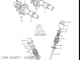 CAM SHAFT - VALVE - GS450L 1987 (H) USA (E03)