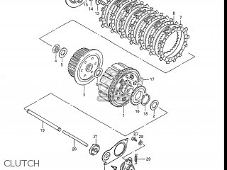 CLUTCH - GS450L 1987 (H) USA (E03)