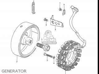 GENERATOR - GS450L 1987 (H) USA (E03)