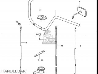 HANDLEBAR - GS450L 1987 (H) USA (E03)