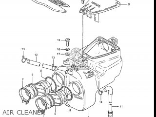 AIR CLEANER - GS450L 1988 (J) USA (E03)