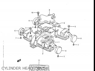 CYLINDER HEAD COVER - GS450L 1988 (J) USA (E03)