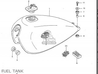 FUEL TANK - GS450L 1988 (J) USA (E03)