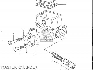 MASTER CYLINDER - GS450L 1988 (J) USA (E03)