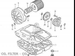 OIL FILTER - OIL PUMP - GS450L 1988 (J) USA (E03)