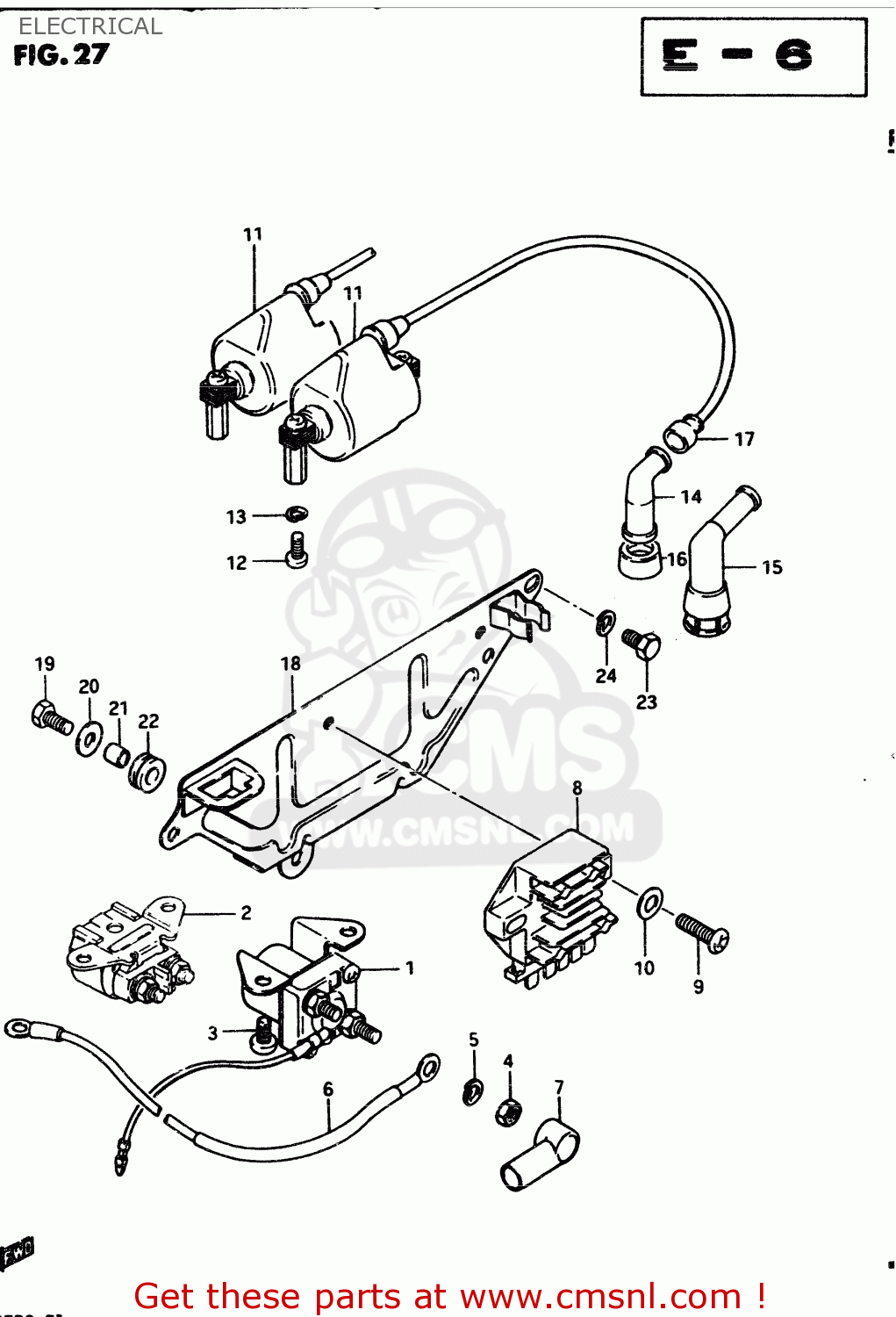 ELECTRICAL GS450S 1982 (D) GENERAL EXPORT (E01)